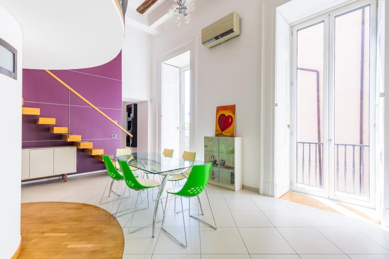 Design & Studio Duplex At National Museum Neapel Exterior foto