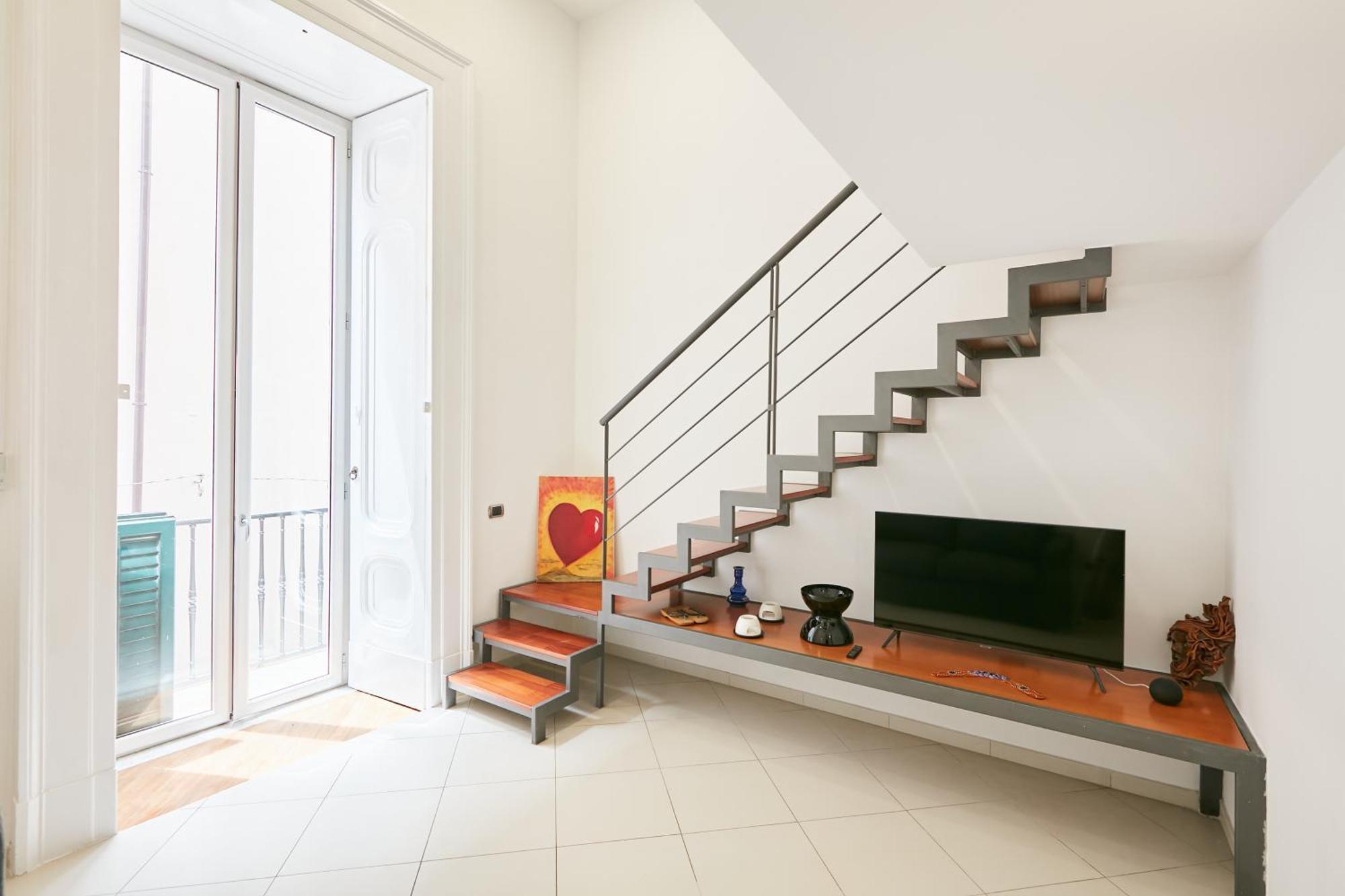Design & Studio Duplex At National Museum Neapel Exterior foto